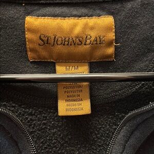 St. John's Bay Black Jacket. No pockets.  Medium